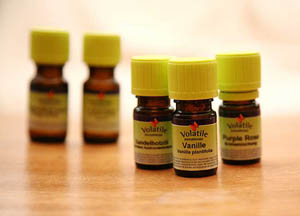 Warme Aromaöl Massage
